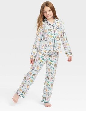 Roller Rabbit x Target Girls roadtrip long sleeves and pants Pajama Set